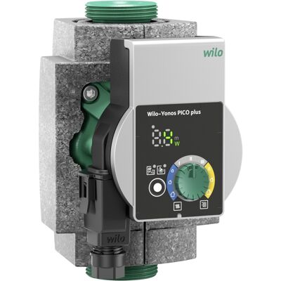 Wilo - Bomba De Alta Eficiencia Yonos Pico Plus Tipo 25 / 1-4, Rp 1 Pulgada, 180 Mm Wilo - Bomba De Alta Eficiencia Yonos Pico Plus Tipo 25 / 1-4, Rp 1 Pulgada, 180 Mm