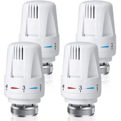 OEM Juego De 4 Válvulas Termostáticas Para Radiador, Cabezal Termostático Para Radiador Cjbin M30 X 1.5, Válvula Termostática Para Radiador Para El Hogar Y La Oficina, Reemplazo De Termostato Para Radiado OEM Juego De 4 Válvulas Termostáticas Para Radiador, Cabezal Termostático Para Radiador Cjbin M30 X 1.5, Válvula Termostática Para Radiador Para El Hogar Y La Oficina, Reemplazo De Termostato Para Radiado