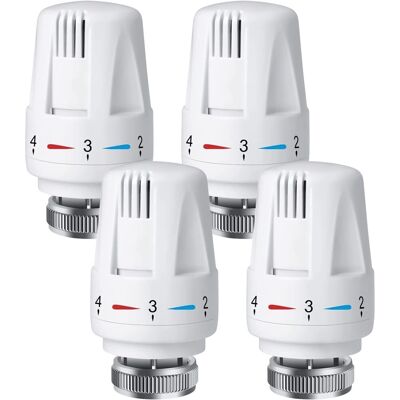 OEM Cabezal De Radiador Termostático, 4 Piezas De Cabezal De Válvula De Radiador, Válvula De Radiador Termostática, Cabezal De Termostato M30 X 1.5, Cabezal De Radiador Para Oficina Y Hogar. OEM Cabezal De Radiador Termostático, 4 Piezas De Cabezal De Válvula De Radiador, Válvula De Radiador Termostática, Cabezal De Termostato M30 X 1.5, Cabezal De Radiador Para Oficina Y Hogar.