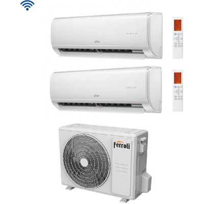 Aire Acondicionado Ferroli Giada M Dual Split 6155w 6450w Aire Acondicionado Ferroli Giada M Dual Split 6155w 6450w