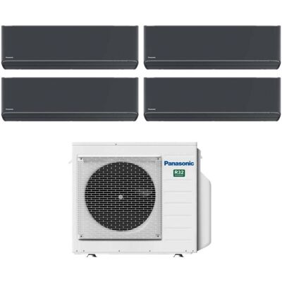 Aire Acondicionado Panasonic Etherea Dark 6.8 Kw Refrigeración 8.5 Kw Calefacción Aire Acondicionado Panasonic Etherea Dark 6.8 Kw Refrigeración 8.5 Kw Calefacción