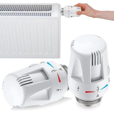 OEM 2 Piezas - Cabezal De Válvula Termostática Para Radiador - Válvula De Radiador - Cabezal De Válvula De Repuesto - Termostato Para Radiador M30 X 1.5 OEM 2 Piezas - Cabezal De Válvula Termostática Para Radiador - Válvula De Radiador - Cabezal De Válvula De Repuesto - Termostato Para Radiador M30 X 1.5