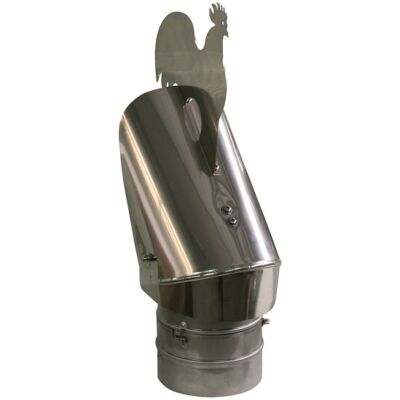 SPIROFLEX Diseño De Sombrerete De Chimenea De 200 Mm Con Sistema Anti-tiro Descendente Para La Extracción De Aire De La Chimenea. SPIROFLEX Diseño De Sombrerete De Chimenea De 200 Mm Con Sistema Anti-tiro Descendente Para La Extracción De Aire De La Chimenea.