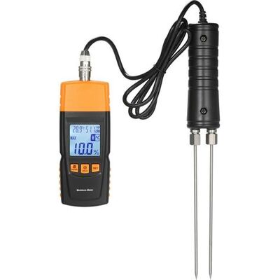 OEM Medidor Digital De Humedad 3 En 1 Para Leña, Analizador De Humedad De Leña, Medidor De Temperatura Ambiente, Humedad Y Humedad De La Madera Con Sonda Extralarga Para Leña. OEM Medidor Digital De Humedad 3 En 1 Para Leña, Analizador De Humedad De Leña, Medidor De Temperatura Ambiente, Humedad Y Humedad De La Madera Con Sonda Extralarga Para Leña.
