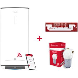 ARISTON GROUP Termo Eléctrico Inteligente, Ariston, Velis Pro Wifi 100l + Filtro Antical + Soporte De Pared, Vertical U Horizontal, Clase B ARISTON GROUP Termo Eléctrico Inteligente, Ariston, Velis Pro Wifi 100l + Filtro Antical + Soporte De Pared, Vertical U Horizontal, Clase B