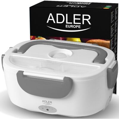 Adler - AD 4474 - Capacidad 1,1 L - Gris - Lunch box eléctrico Adler - AD 4474 - Capacidad 1,1 L - Gris - Lunch box eléctrico