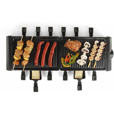 Appareil À Raclette 12 Personnes Livoo Doc185 - 1800w Appareil À Raclette 12 Personnes Livoo Doc185 - 1800w