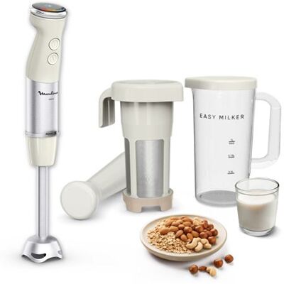 Moulinex Easy Milker & Quickchef+, Preparador De Leche Vegetal + Pie Mezclador, Vd70pae0 Moulinex Easy Milker & Quickchef+, Preparador De Leche Vegetal + Pie Mezclador, Vd70pae0
