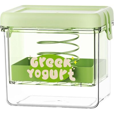 OEM Colador De Yogur Griego,yogurtera Con Filtro De Acero Inoxidable: Máquina Rectangular Verde Para Hacer Leche Vegetal OEM Colador De Yogur Griego,yogurtera Con Filtro De Acero Inoxidable: Máquina Rectangular Verde Para Hacer Leche Vegetal