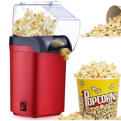 OEM Machine À Pop-corn Air Chaud 1200 W, Automatique Silencieuse, Couvercle Transparent, Snacking Sans Huile OEM Machine À Pop-corn Air Chaud 1200 W, Automatique Silencieuse, Couvercle Transparent, Snacking Sans Huile