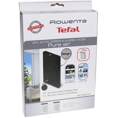 Seb - Filtro 2en1 Carbón+ Alergia - Xd6231f0 - 3121047262316 Seb - Filtro 2en1 Carbón+ Alergia - Xd6231f0 - 3121047262316