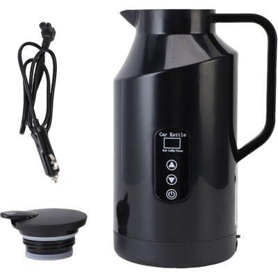 OEM Hervidor Eléctrico Portátil Para Coche De 1500ml, Caldera De Agua Con Múltiples Temperaturas Ajustables, Calentador De Té Y Café, Apagado Automático Para Camión.a OEM Hervidor Eléctrico Portátil Para Coche De 1500ml, Caldera De Agua Con Múltiples Temperaturas Ajustables, Calentador De Té Y Café, Apagado Automático Para Camión.a