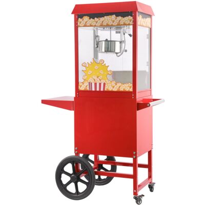 HENDI Máquina De Palomitas Móvil Con Carrito Sobre Ruedas 1155 W HENDI Máquina De Palomitas Móvil Con Carrito Sobre Ruedas 1155 W