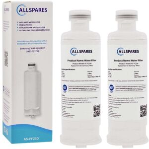 Allspares - Filtro De Agua Para Frigoríficos (2 Unidades) Compatible Con Samsung Da97-17376b Allspares - Filtro De Agua Para Frigoríficos (2 Unidades) Compatible Con Samsung Da97-17376b