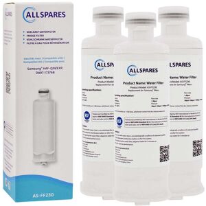 Allspares - Filtro De Agua Para Refrigeradores (3 Unidades) Compatible Con Samsung Da97-17376b Allspares - Filtro De Agua Para Refrigeradores (3 Unidades) Compatible Con Samsung Da97-17376b
