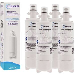 Allspares - Filtro De Agua (4 Unidades) Para Frigorífico Compatible Con Lg Beko 874960100 Allspares - Filtro De Agua (4 Unidades) Para Frigorífico Compatible Con Lg Beko 874960100