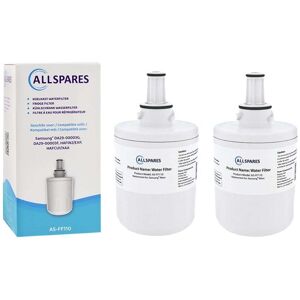 Filtro De Agua Allspares 2 Unidades) Para Frigorífico Compatible Con Samsung Da29-00003f / Da29-00003g / Hafin2 Filtro De Agua Allspares 2 Unidades) Para Frigorífico Compatible Con Samsung Da29-00003f / Da29-00003g / Hafin2