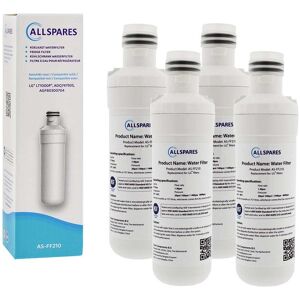 Allspares - Filtro De Agua (4 Unidades) Para Frigorífico Compatible Con Lg Lt1000p / Agf80300704 / Adq74793501 Allspares - Filtro De Agua (4 Unidades) Para Frigorífico Compatible Con Lg Lt1000p / Agf80300704 / Adq74793501