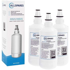 Allspares - Filtro De Agua (3 Unidades) Para Frigorífico Compatible Con Liebherr 7440002 Allspares - Filtro De Agua (3 Unidades) Para Frigorífico Compatible Con Liebherr 7440002