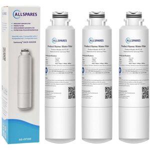 Allspares - Filtro De Agua (3x) Para Frigorífico Compatible Con Samsung Da29-00020b Allspares - Filtro De Agua (3x) Para Frigorífico Compatible Con Samsung Da29-00020b