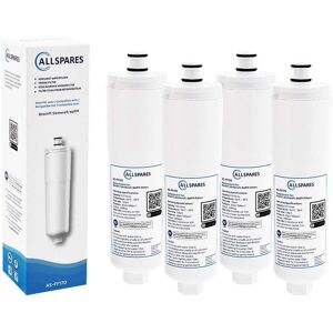 Allspares - Filtro De Agua (4 Unidades) Para Frigorífico Compatible Con Bosch, Siemens Y Neff Cs-52 Allspares - Filtro De Agua (4 Unidades) Para Frigorífico Compatible Con Bosch, Siemens Y Neff Cs-52