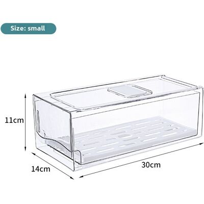 OEM Caja De Almacenamiento Especial Para El Refrigerador, Cajón Del Congelador Con Bandeja De Drenaje, Cajón Para Verduras Apto Para Alimentos, Accesorios De Almacenamiento (tamaño Pequeño). OEM Caja De Almacenamiento Especial Para El Refrigerador, Cajón Del Congelador Con Bandeja De Drenaje, Cajón Para Verduras Apto Para Alimentos, Accesorios De Almacenamiento (tamaño Pequeño).