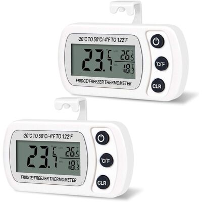 OEM Termómetro Digital Para Frigorífico-congelador, Rango De Temperatura De -20 A 50 °c, Con Gancho, Fácil Lectura. - Crezuo OEM Termómetro Digital Para Frigorífico-congelador, Rango De Temperatura De -20 A 50 °c, Con Gancho, Fácil Lectura. - Crezuo