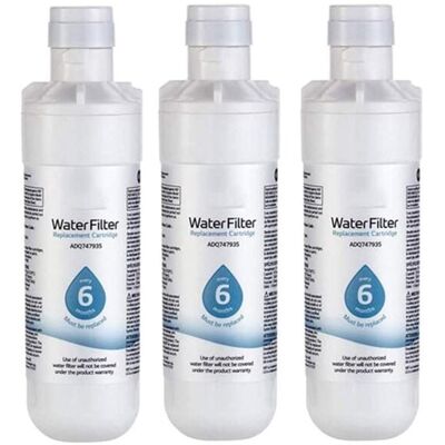OEM Filtro De Agua Para Refrigerador Adq747935, Repuesto Para Lt1000p / Pc/pcs, Mdj64844601, 3 Unidades OEM Filtro De Agua Para Refrigerador Adq747935, Repuesto Para Lt1000p / Pc/pcs, Mdj64844601, 3 Unidades