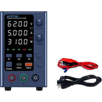 OEM Fuente De Alimentación De Sobremesa Para Laboratorio, Voltaje Ajustable, Diseño Compacto, Memoria De 62 V 5 A OEM Fuente De Alimentación De Sobremesa Para Laboratorio, Voltaje Ajustable, Diseño Compacto, Memoria De 62 V 5 A