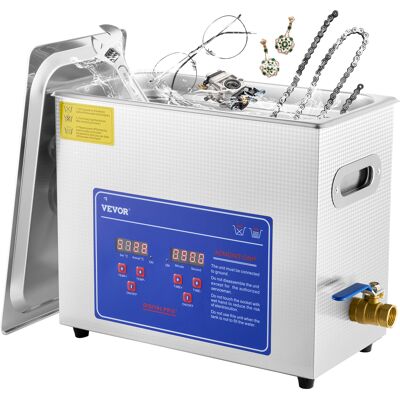 Vevor - Limpiador Ultrasónico Profesional Máquina De Ultrasonido Con Temporizador Digital Temperatura Ajustable 6l Vevor - Limpiador Ultrasónico Profesional Máquina De Ultrasonido Con Temporizador Digital Temperatura Ajustable 6l