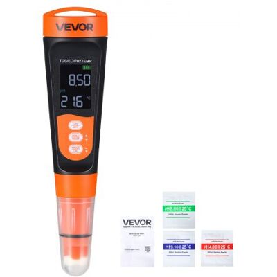 OEM Medidor De Ph Digital, Probador Multifuncional De Ph Conductividad Tds, A Prueba De Agua Ip68, Pantalla Va, Con Solución De Calibración, Para Hidroponía Piscina Agua Potable Laboratorio Acuario OEM Medidor De Ph Digital, Probador Multifuncional De Ph Conductividad Tds, A Prueba De Agua Ip68, Pantalla Va, Con Solución De Calibración, Para Hidroponía Piscina Agua Potable Laboratorio Acuario
