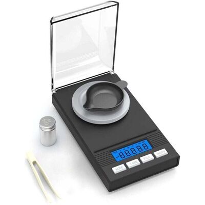 OEM Balanza De Miligramos 50g/0.001g, Balanza De Precisión De Miligramos, Mg, De Bolsillo, Para Laboratorio Con Pantalla Lcd, -crezuo OEM Balanza De Miligramos 50g/0.001g, Balanza De Precisión De Miligramos, Mg, De Bolsillo, Para Laboratorio Con Pantalla Lcd, -crezuo