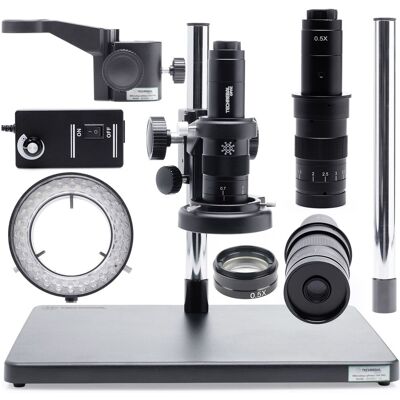 OEM Microscopio Digital 10a Solo + Iluminación Led Ajustable De 60x + Lente Barlow De 0,5x OEM Microscopio Digital 10a Solo + Iluminación Led Ajustable De 60x + Lente Barlow De 0,5x