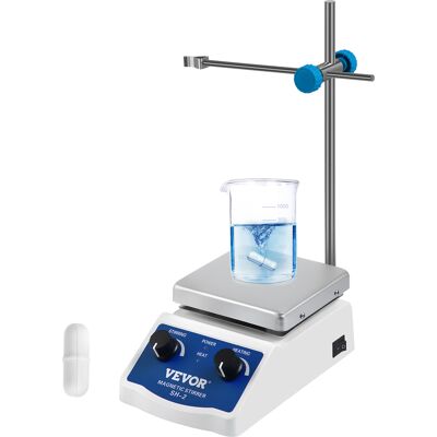 VEVOR Agitador Magnético Sh-2 De 2000 Ml, Mezclador De Placa Calefactora Para Laboratorio Con Pantalla Digital - Mophorn VEVOR Agitador Magnético Sh-2 De 2000 Ml, Mezclador De Placa Calefactora Para Laboratorio Con Pantalla Digital - Mophorn
