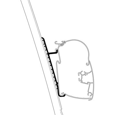 Adaptador De Pared Ducato H3 - Thule Adaptador De Pared Ducato H3 - Thule