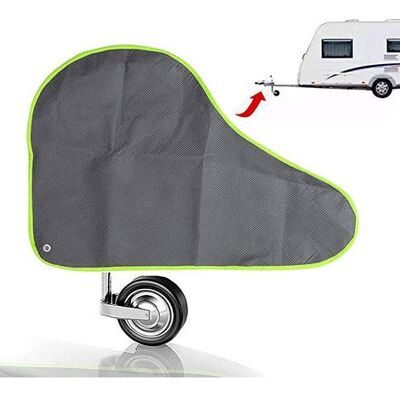 OEM Funda Gris Para Acoplador De Timón, Funda Protectora Universal Para Caravanas Y Remolques, Cubierta Para El Enganche De Caravana OEM Funda Gris Para Acoplador De Timón, Funda Protectora Universal Para Caravanas Y Remolques, Cubierta Para El Enganche De Caravana