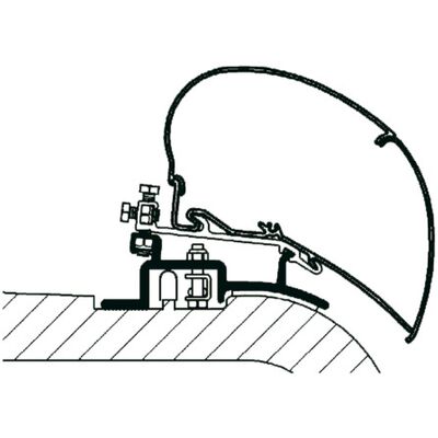 Adaptador De Persianas Boxer/jumper/ducato Hasta 06 - Thule Adaptador De Persianas Boxer/jumper/ducato Hasta 06 - Thule