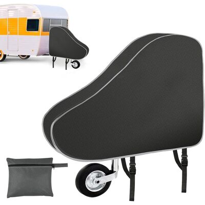 OEM Funda De Dos Piezas Para Enganche De Remolque Fabricada En Tejido Oxford Universal, Apta Para Remolques Y Caravanas, Con Doble Cierre A Presión, Accesorio Para Caravana Para Protección Contra Balanceo OEM Funda De Dos Piezas Para Enganche De Remolque Fabricada En Tejido Oxford Universal, Apta Para Remolques Y Caravanas, Con Doble Cierre A Presión, Accesorio Para Caravana Para Protección Contra Balanceo
