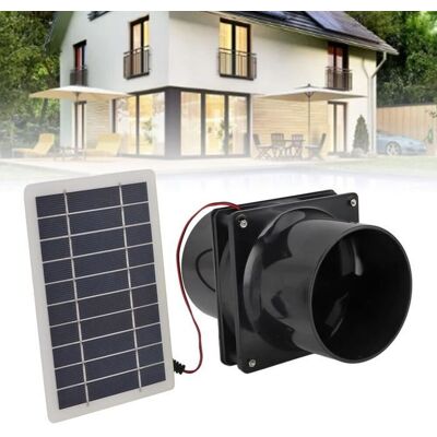 OEM Kit De Ventilación Solar De 10 W Y 12 V Para Conducto Redondo, Ventilador Con Panel Solar Para Gallinero, Invernadero Y Caravana. OEM Kit De Ventilación Solar De 10 W Y 12 V Para Conducto Redondo, Ventilador Con Panel Solar Para Gallinero, Invernadero Y Caravana.