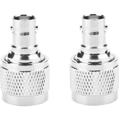 OEM Conector Rf Tipo N Macho A Bnc Hembra, Adaptador Coaxial, Convertidor De Prueba, 2 Piezas OEM Conector Rf Tipo N Macho A Bnc Hembra, Adaptador Coaxial, Convertidor De Prueba, 2 Piezas