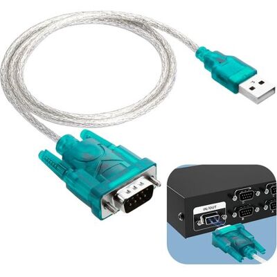 OEM Cable Adaptador Serie Usb A Rs232 De 80 Cm, Convertidor Db-9 (9 Pines), Compatible Con Windows 10/8.1/8/7/vista/xp/2000, Mac Os X 10.6+, Linux, Conexión Para Módems, Gps Y Escáneres De Códigos De Barr OEM Cable Adaptador Serie Usb A Rs232 De 80 Cm, Convertidor Db-9 (9 Pines), Compatible Con Windows 10/8.1/8/7/vista/xp/2000, Mac Os X 10.6+, Linux, Conexión Para Módems, Gps Y Escáneres De Códigos De Barr