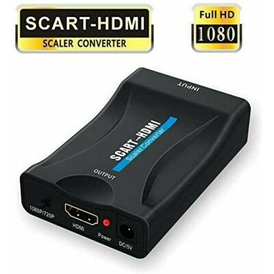 OEM Adaptador Scart A Hdmi, Convertidor Scart A Hdmi 1080p Con Cable De Alimentación Usb Para Conectar Un Decodificador, Reproductor De Dvd O Stb. OEM Adaptador Scart A Hdmi, Convertidor Scart A Hdmi 1080p Con Cable De Alimentación Usb Para Conectar Un Decodificador, Reproductor De Dvd O Stb.