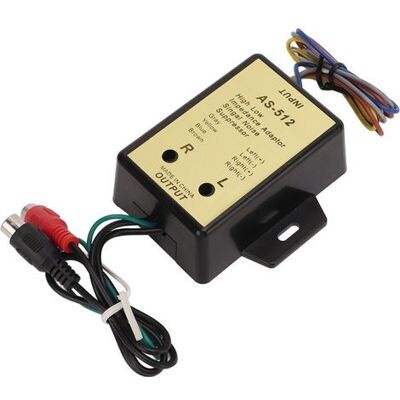 OEM Adaptador De Línea De 2 Canales, Convertidor De Salida De Nivel De Altavoz De Alta Y Baja Impedancia OEM Adaptador De Línea De 2 Canales, Convertidor De Salida De Nivel De Altavoz De Alta Y Baja Impedancia