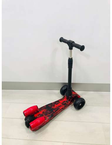 KIKKABOO Scooter Galaxy Smoke Rojo Fuego