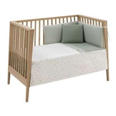 Juego 2 PCS. Colcha I-V. Cuna 60 Calma Verde 60x120x3cm Cambrass Juego 2 PCS. Colcha I-V. Cuna 60 Calma Verde 60x120x3cm Cambrass