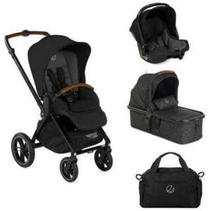 Cochecito Muum Pro  trio JANE U06 Coold Black (negro)