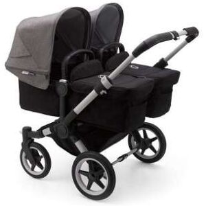 Bugaboo Donkey 3 Gemelar Chasis Aluminio/Base Negro Completo