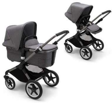 BUGABOO FOX 3 GRAFITO/GRIS MELAGNE/GRIS MELAGNE