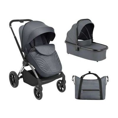 COCHECITO DÚO KARA KIKKABOO GREY CON BOLSO Y CUBREPIÉS COCHECITO DÚO KARA KIKKABOO GREY CON BOLSO Y CUBREPIÉS