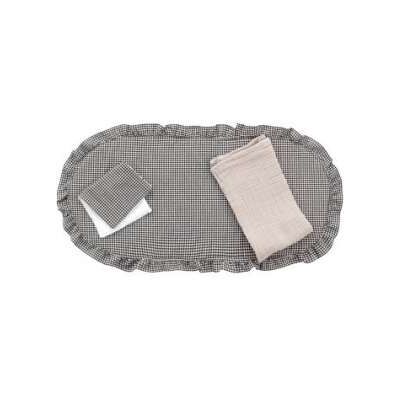 Pack Colcha Capazo Polo Black 35x75x1cm Cambrass Pack Colcha Capazo Polo Black 35x75x1cm Cambrass